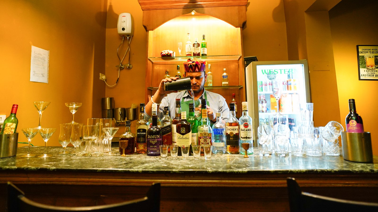 Soul Connexion licensed bar at resort in Nahan Himachal Pradesh